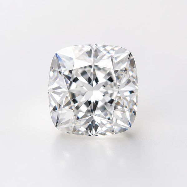 Cushion laboratory-grown diamond