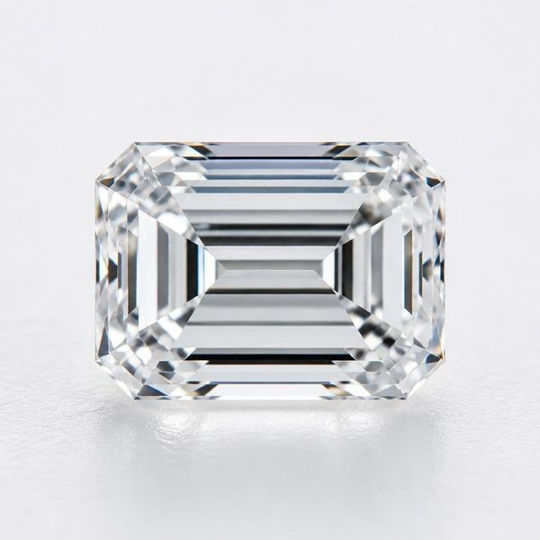 Emerald laboratory-grown diamond