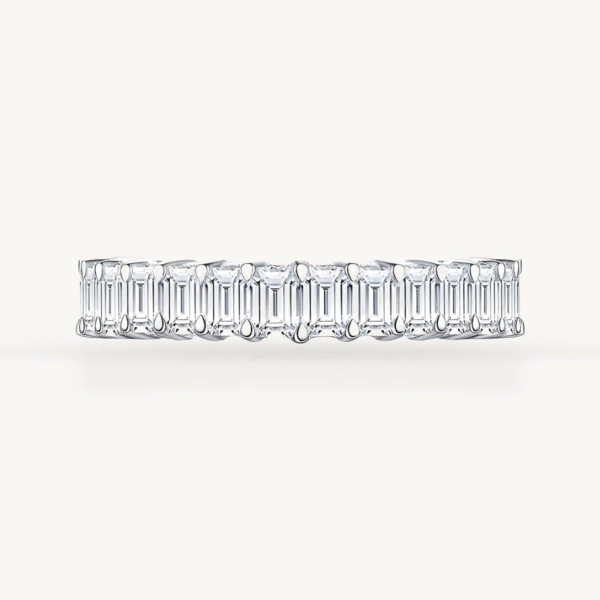 Baguette Eternity Band in 14k White Gold